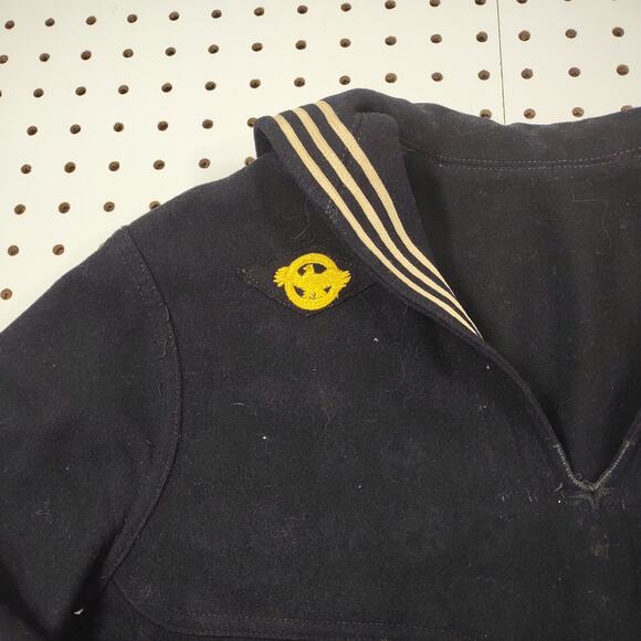 Vintage WWII Navy Crackerjack Pullover, Size Small - Picture 6 of 10